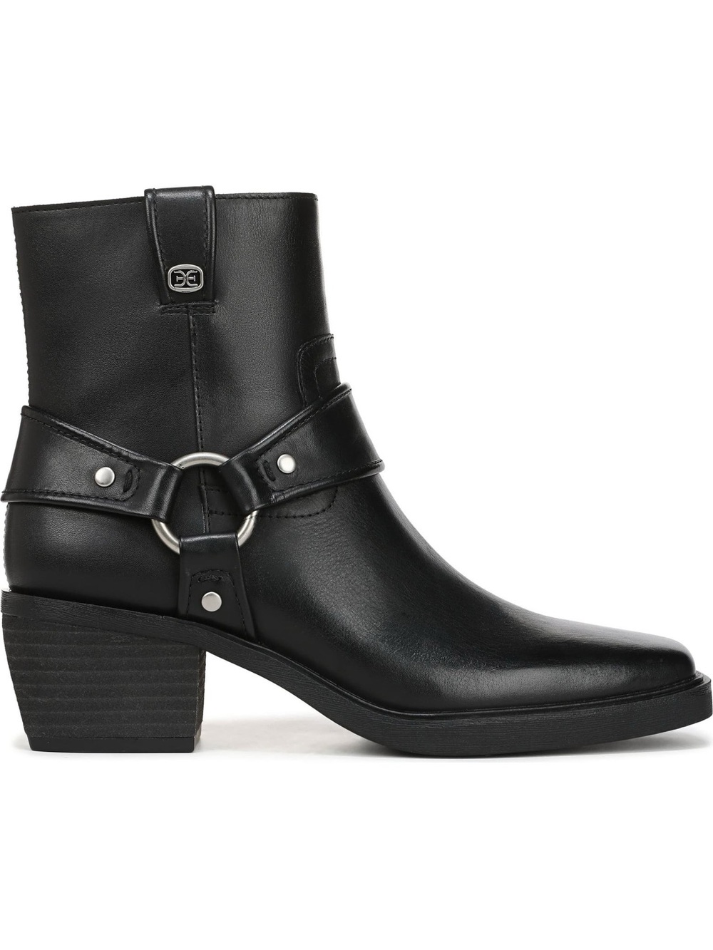 SAM EDELMAN BARRETT HARNESS BLACK BOOTIES 6